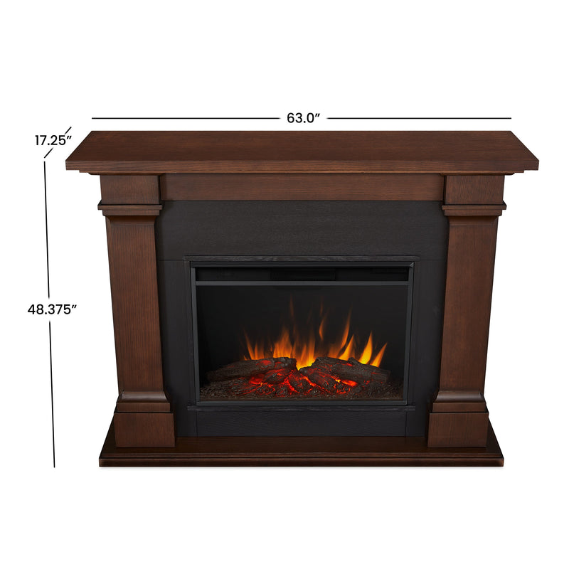 Callaway Grand Electric Fireplace in White by Real Flame