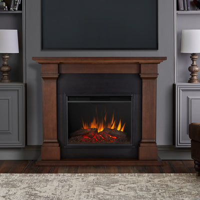 Callaway Grand Electric Fireplace in White by Real Flame