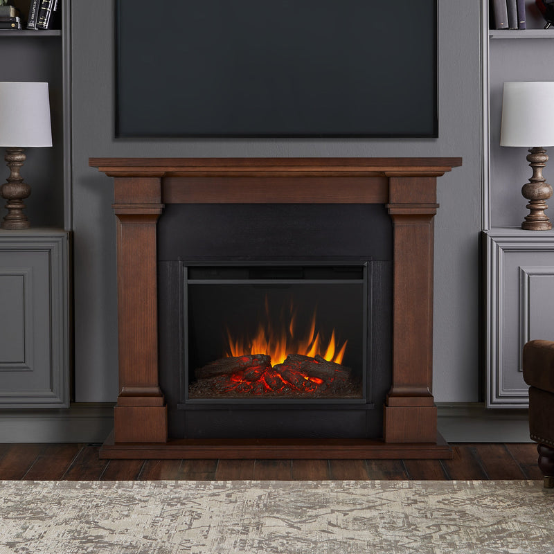 Callaway Grand Electric Fireplace in White by Real Flame