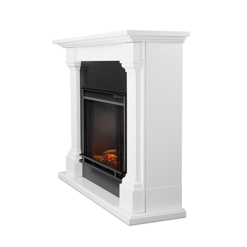 Callaway Grand Electric Fireplace in White by Real Flame