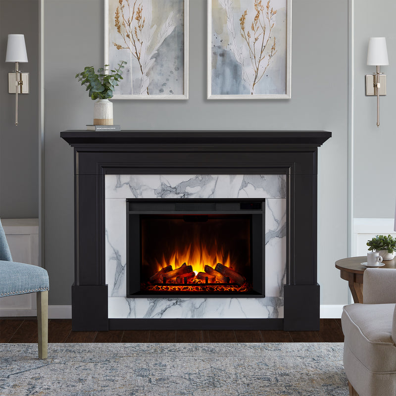 Merced 61" Electric Fireplace Mantel