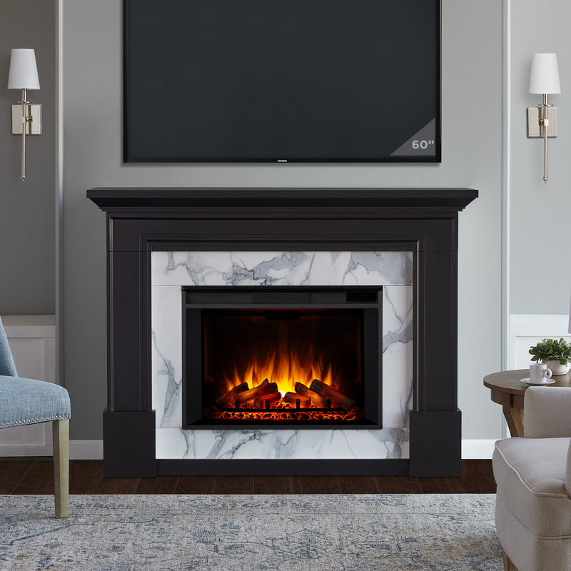 Merced 61" Electric Fireplace Mantel