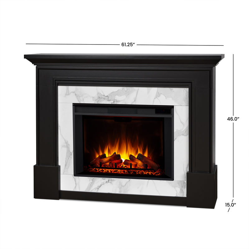 Merced 61" Electric Fireplace Mantel