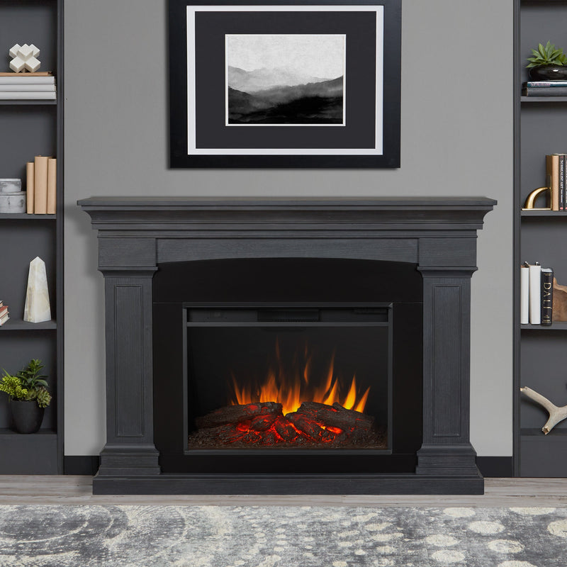 Deland Grand Electric Fireplace by Real Flame
