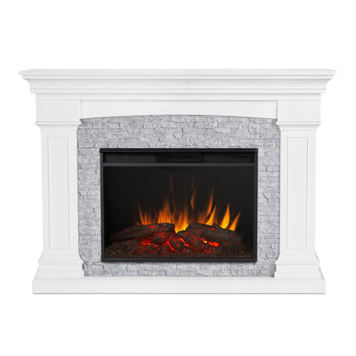 Deland Grand Electric Fireplace by Real Flame