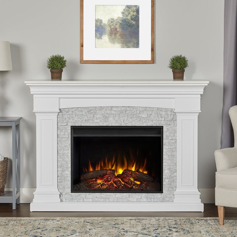 Deland Grand Electric Fireplace by Real Flame