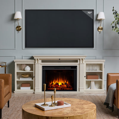 Tracey Grand Media Electric Fireplace by Real Flame