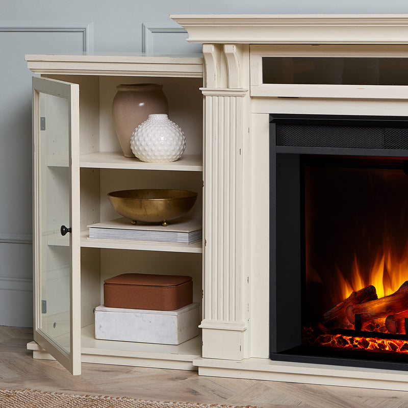 Tracey Grand Media Electric Fireplace by Real Flame