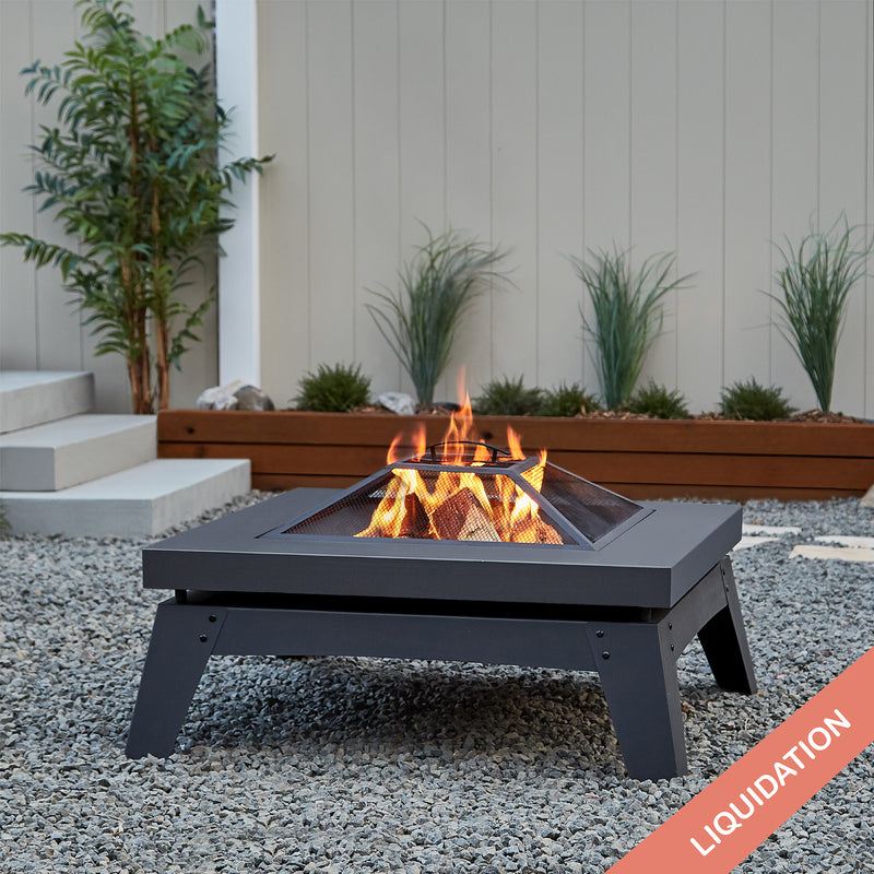 Foyer au bois Breton gris par Real Flame