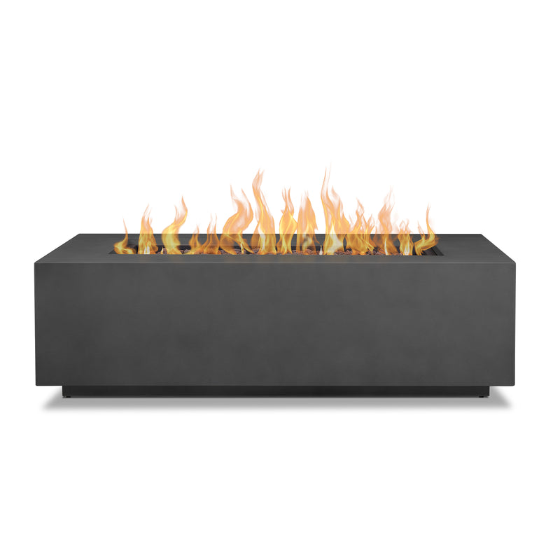 Aegean 50" Rectangle Propane Gas Fire Table with Natural Gas Conversion Kit by Real Flame