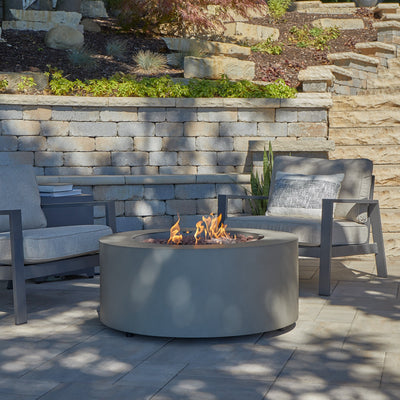 Aegean 36" Round Propane Fire Table with Natural Gas Conversion Kit by Real Flame