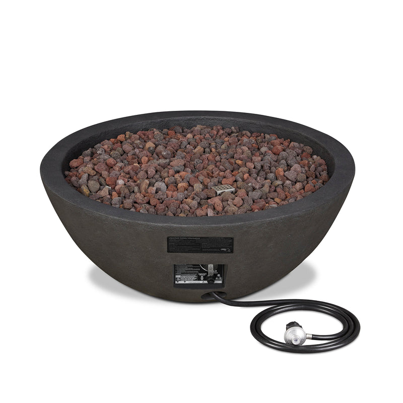 Riverside Propane Fire Bowl with Natural Gas Conversion Kit by Real Flame