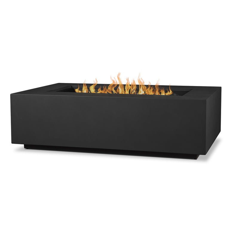 Aegean 50" Rectangle Propane Gas Fire Table with Natural Gas Conversion Kit by Real Flame
