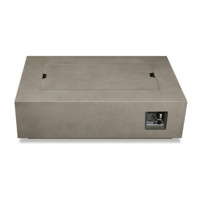 Aegean 50" Rectangle Propane Gas Fire Table with Natural Gas Conversion Kit by Real Flame
