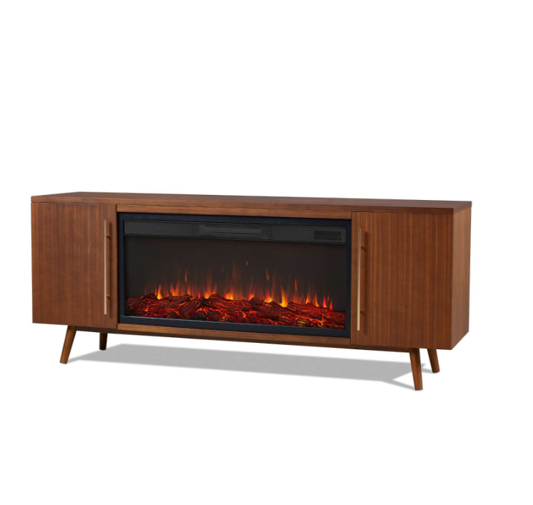 Morris Landscape Electric Fireplace TV Stand