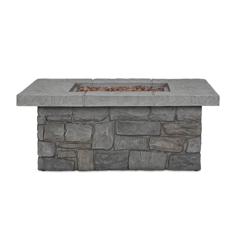Sedona Square Propane Fire Table with Natural Gas Conversion Kit by Real Flame