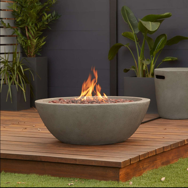 Riverside Propane Fire Bowl with Natural Gas Conversion Kit by Real Flame