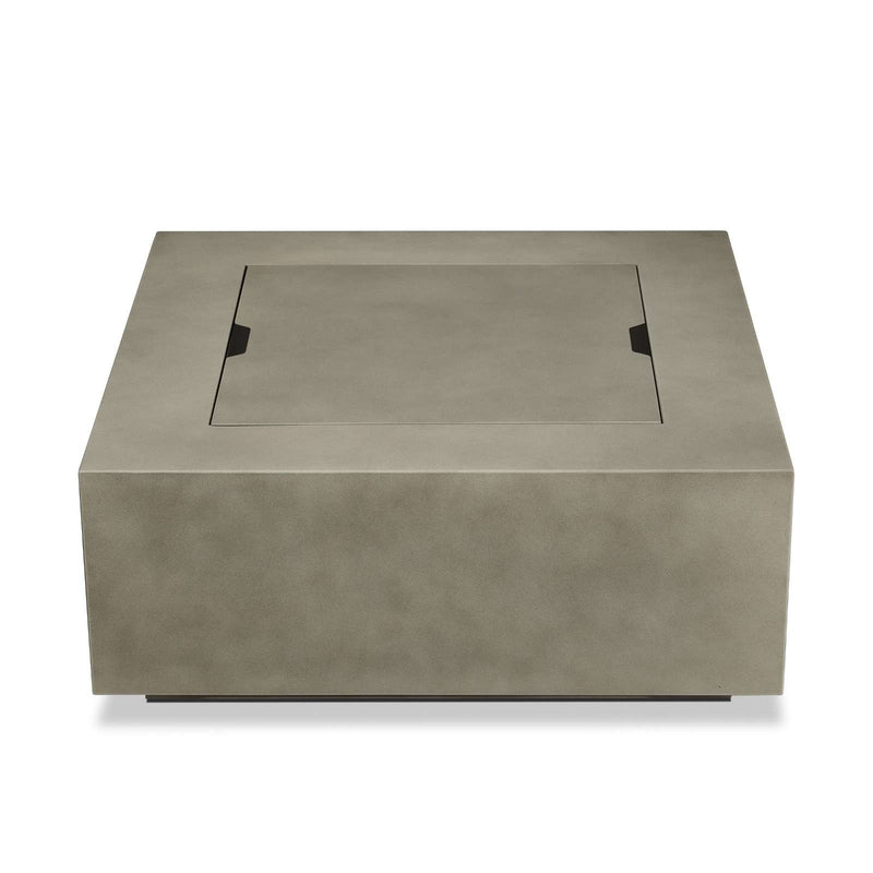 Aegean Square Propane Gas Fire Table with Natural Gas Conversion Kit by Real Flame