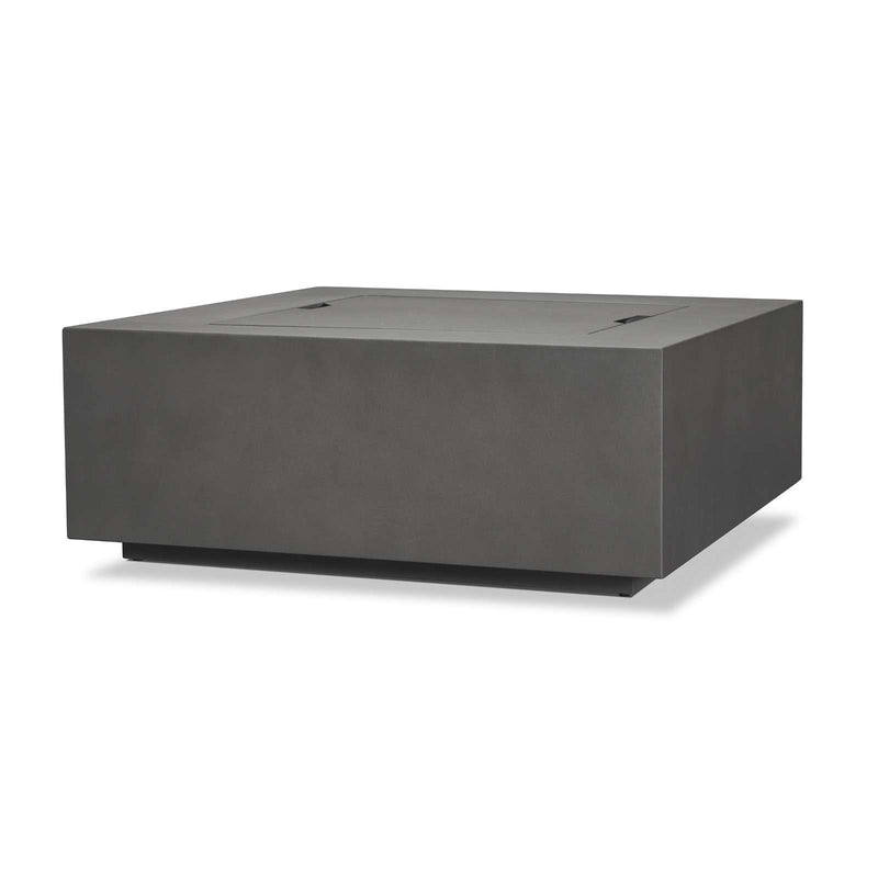 Aegean Square Propane Gas Fire Table with Natural Gas Conversion Kit by Real Flame