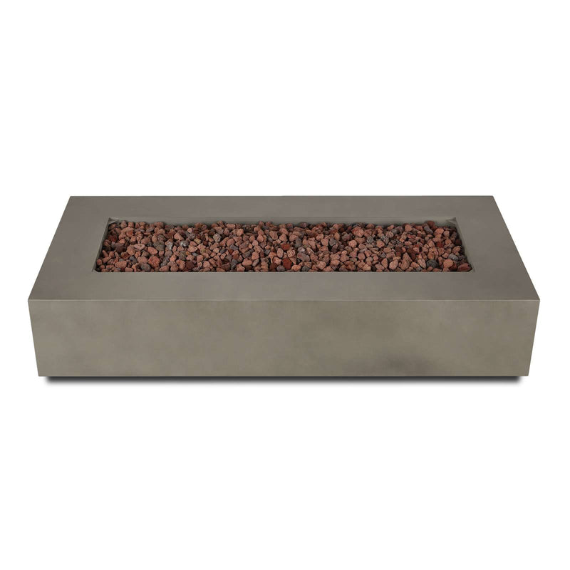 Aegean 70" Rectangle Propane Fire Table with Natural Gas Conversion Kit by Real Flame