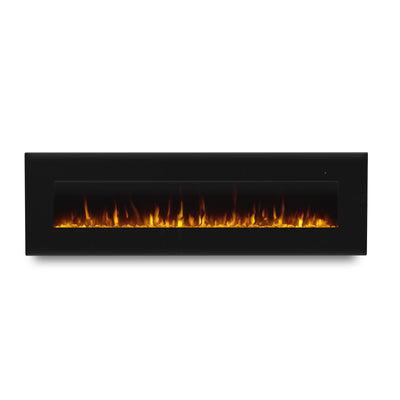 Corretto 72" Wall-Mount Electric Fireplace OPEN BOX 1360E-BK