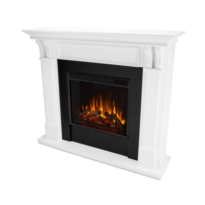 Ashley Electric Fireplace in White by Real Flame