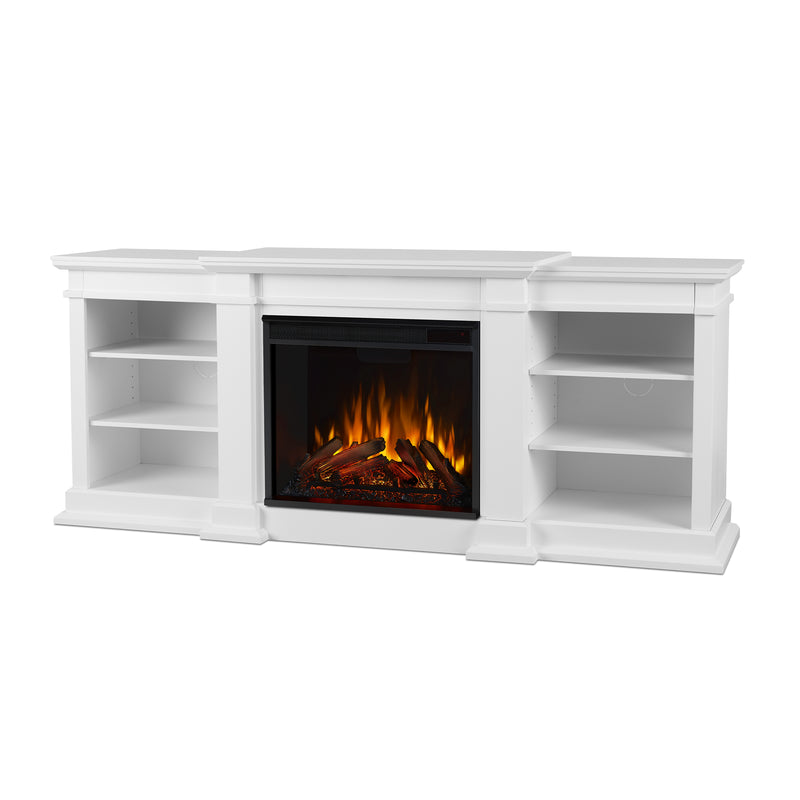 Fresno Electric Fireplace White