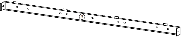 Mounting Bracket for the DiNatale 50" wall mount