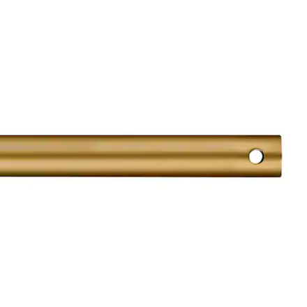 1/2-Inch ID x 12-Inch Extension Down Rod Polished Brass –